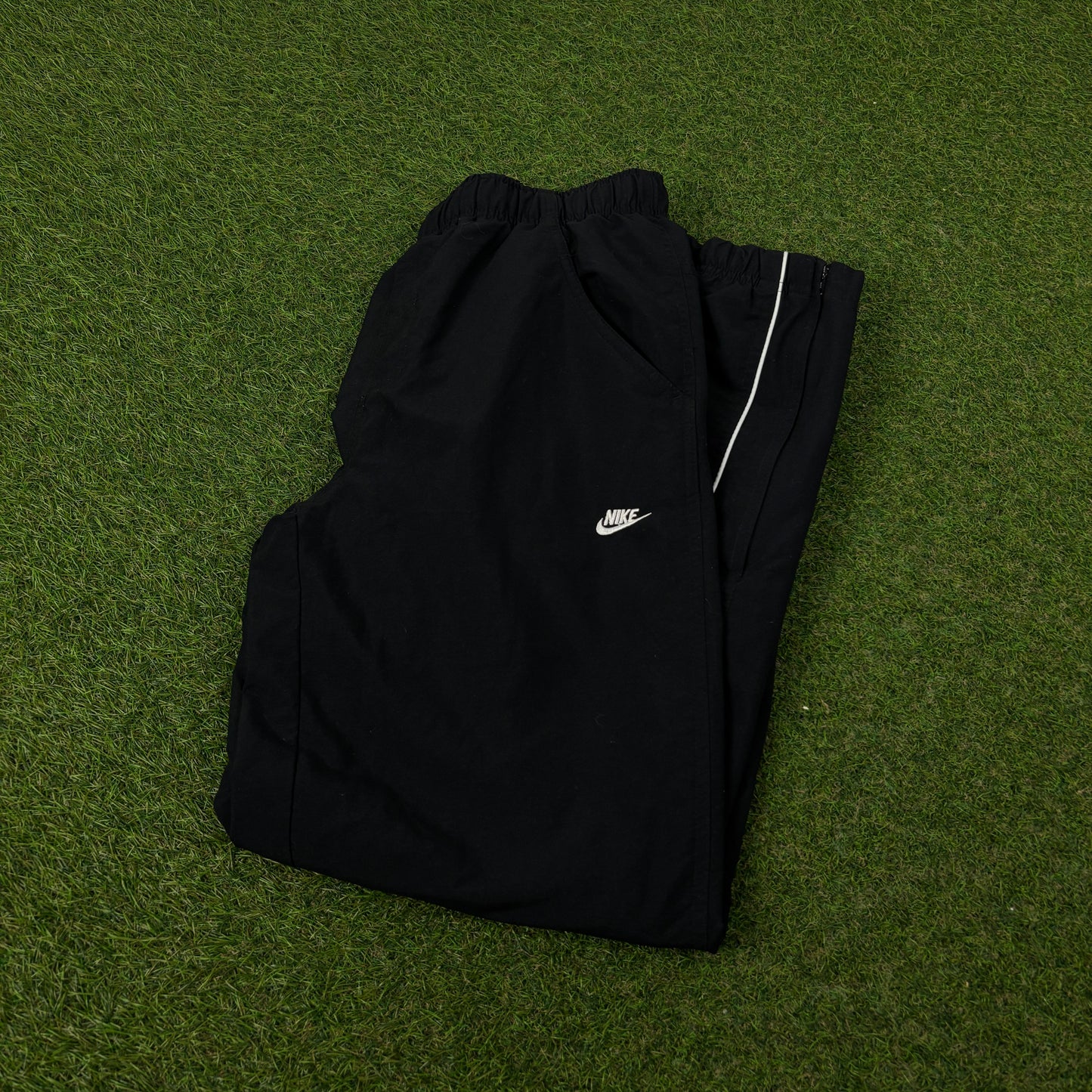 00s Nike Piping Joggers Black Small