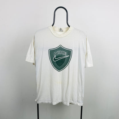 90s Nike Crest T-Shirt White Medium