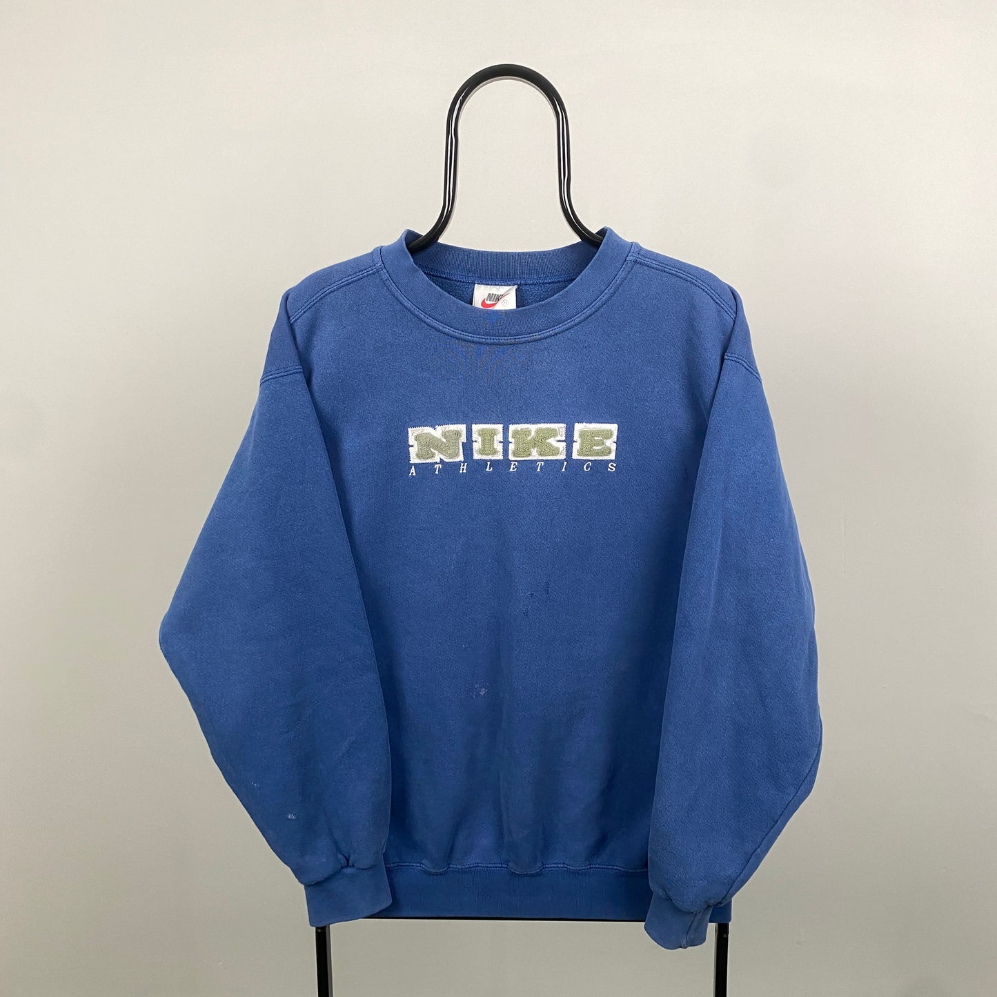 90s Nike Sweatshirt Blue Medium