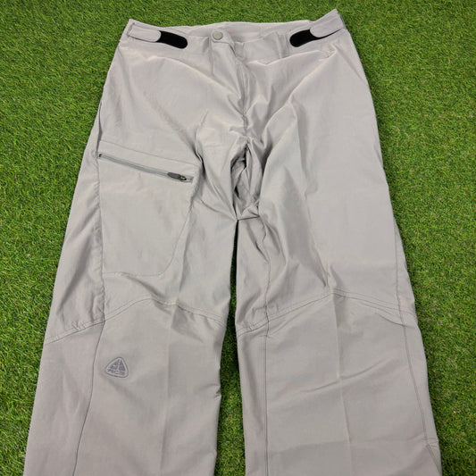00s Nike ACG Cargo Trousers Joggers Grey Large