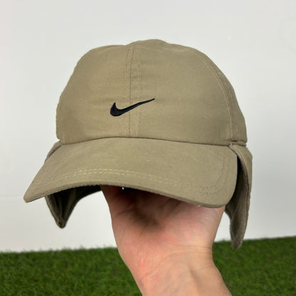 00s Nike Fleece Ear Flap Hat Brown