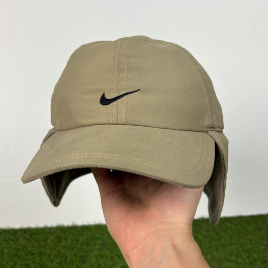 00s Nike Fleece Ear Flap Hat Brown