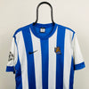 00s Nike Real Sociedad Football Shirt T-Shirt Blue Large