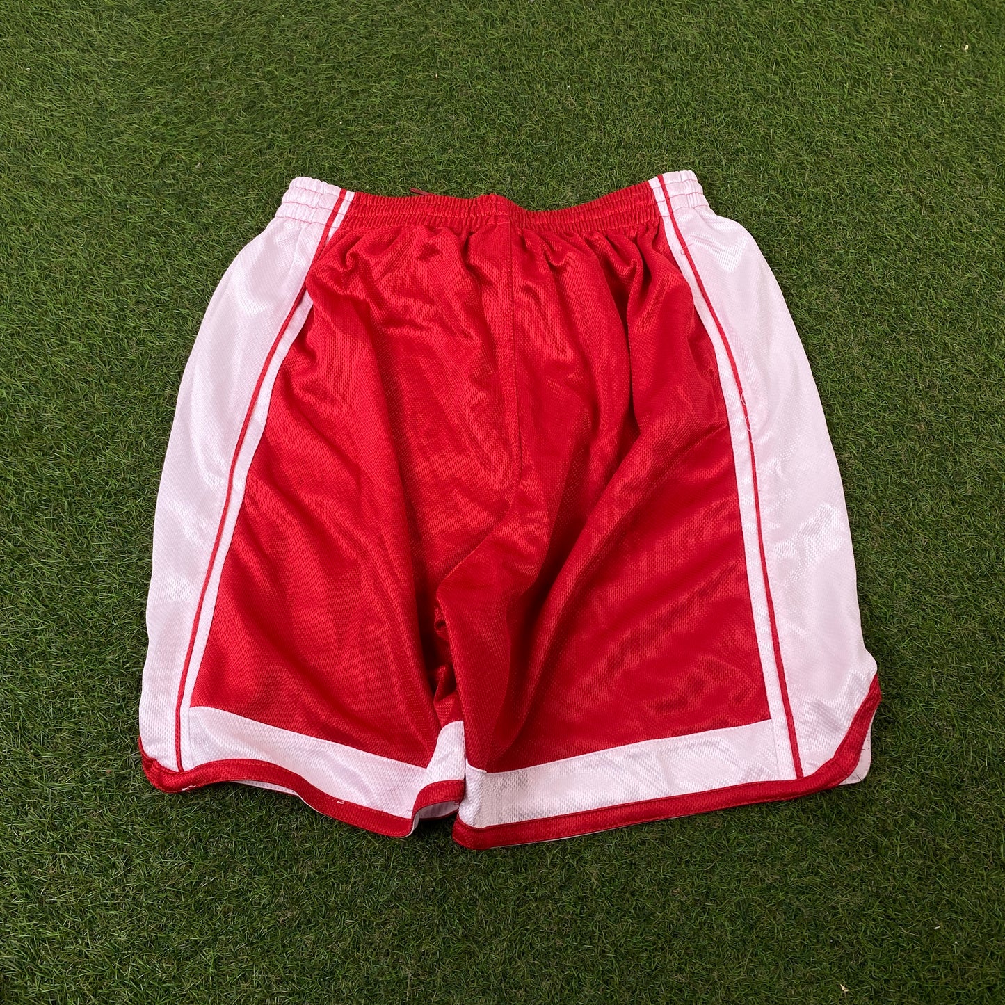 Retro Basketball Shorts Red Small