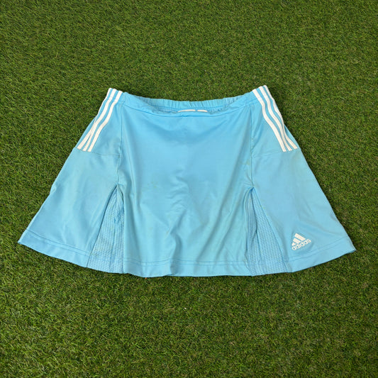 00s Adidas Tennis Skirt Blue Small