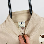 Retro Tulchan Sheep Fleece Sweatshirt Brown XL