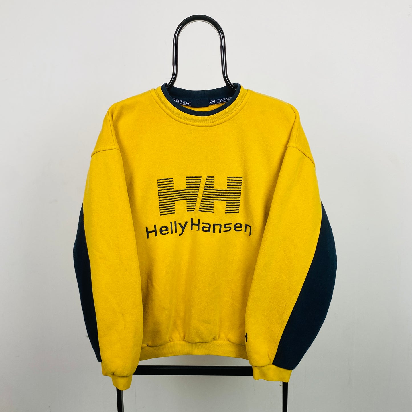 Retro Helly Hansen Sweatshirt Yellow XL