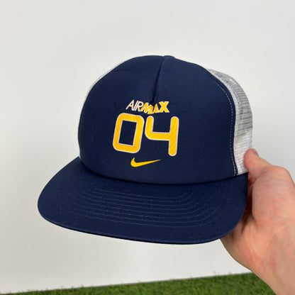 00s Nike Air Max Trucker Cap Hat Blue