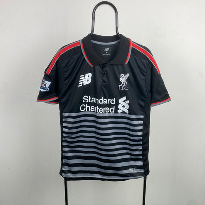 Retro New Balance Liverpool Balotelli T-Shirt Black Medium