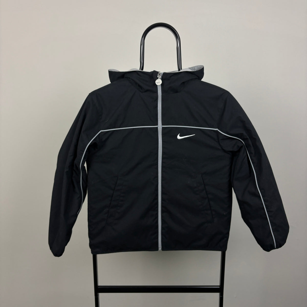 00s Nike Reversible Piping Jacket Black XS