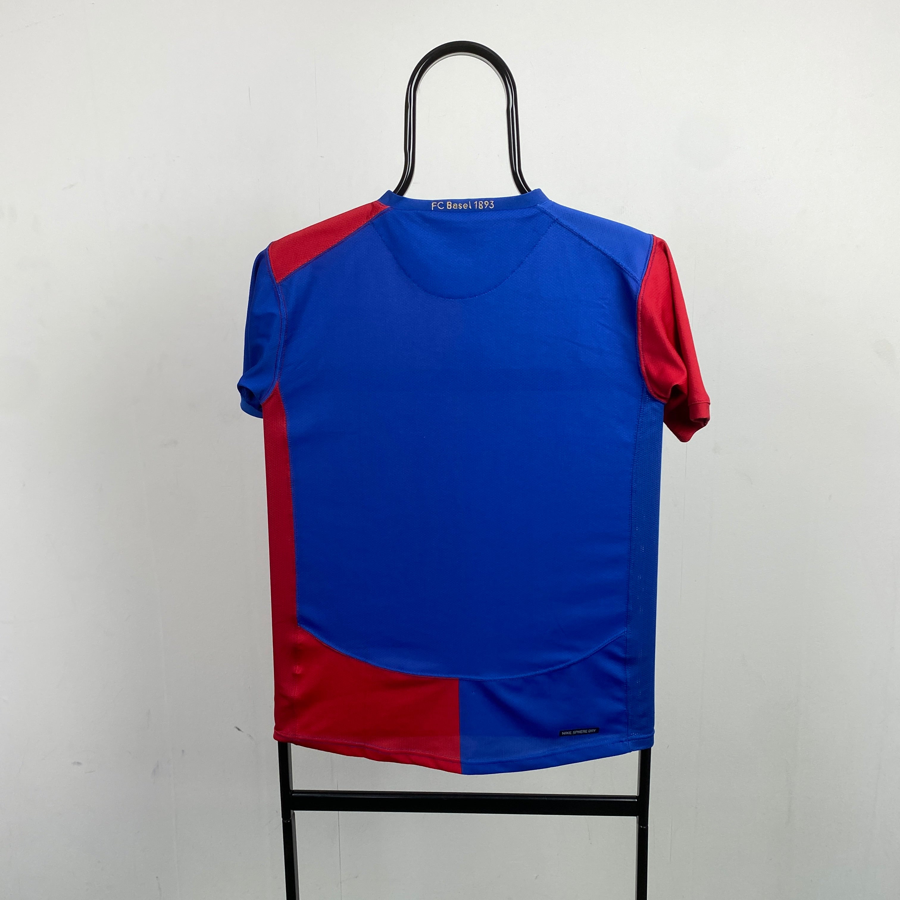 90s Nike FC Basel Football Shirt T-Shirt Red XS