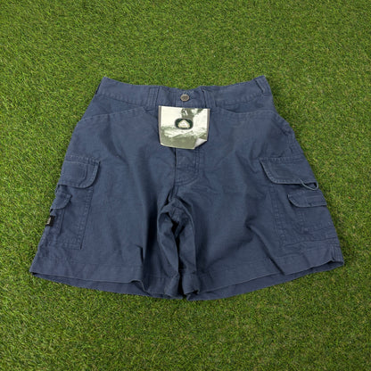 00s Nike ACG Cargo Shorts Blue Small