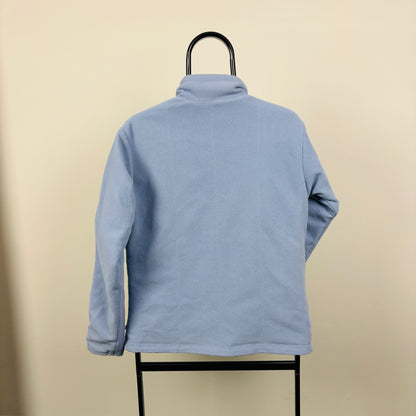 00s Nike ACG Reversible Fleece Coat Jacket Blue Womens Medium