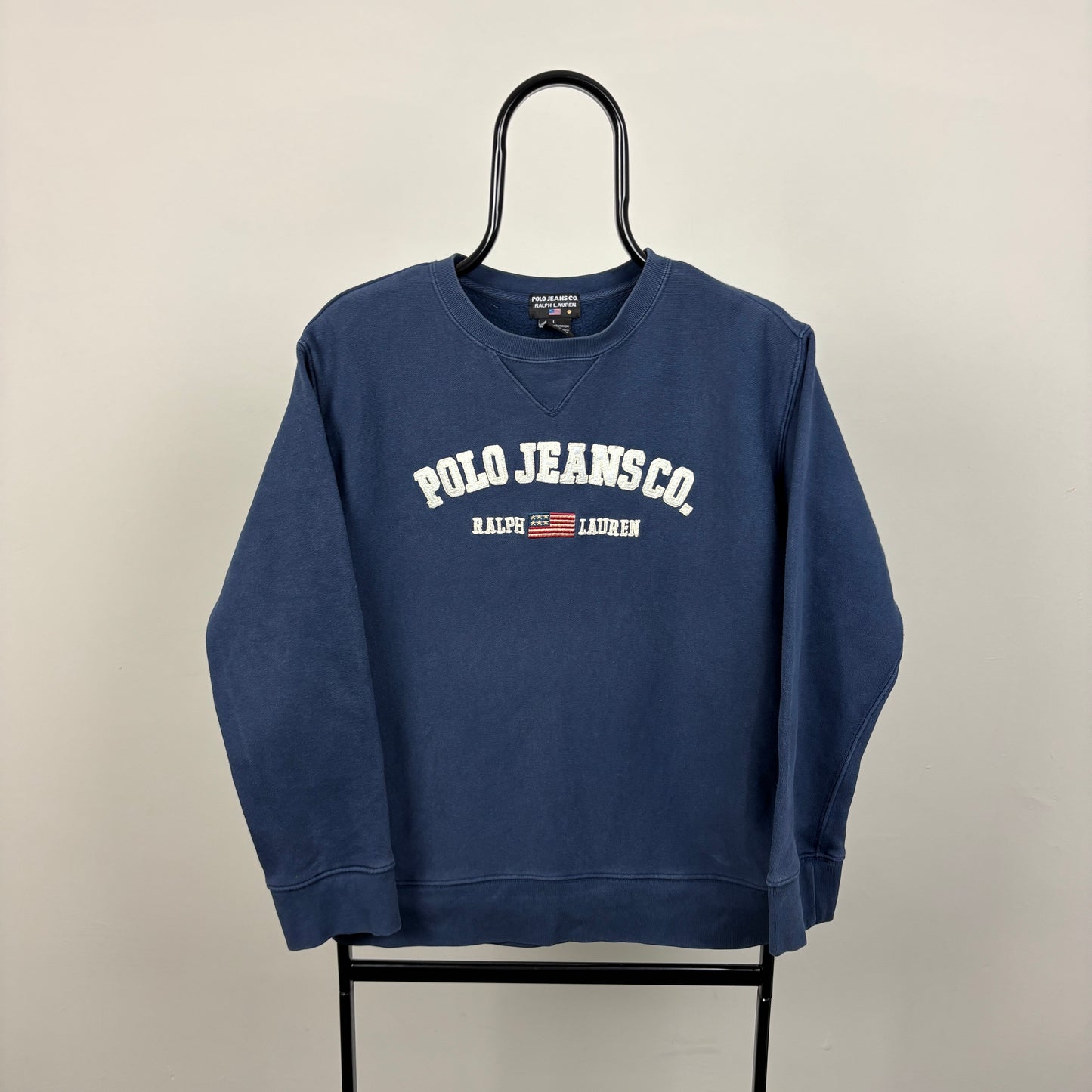 00s Ralph Lauren Sweatshirt Blue Women’s Large