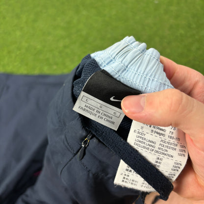 00s Nike Piping Joggers Blue Large