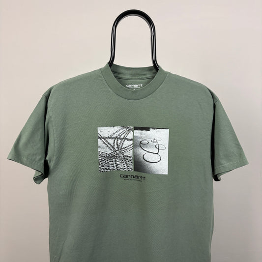 00s Carhartt Motor T-Shirt Green Small