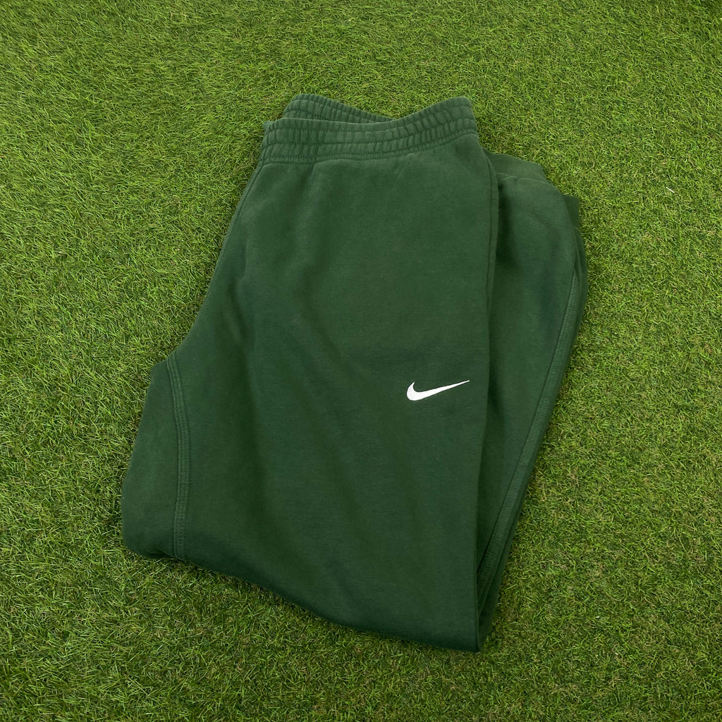 00s Nike Cotton Joggers Green XL