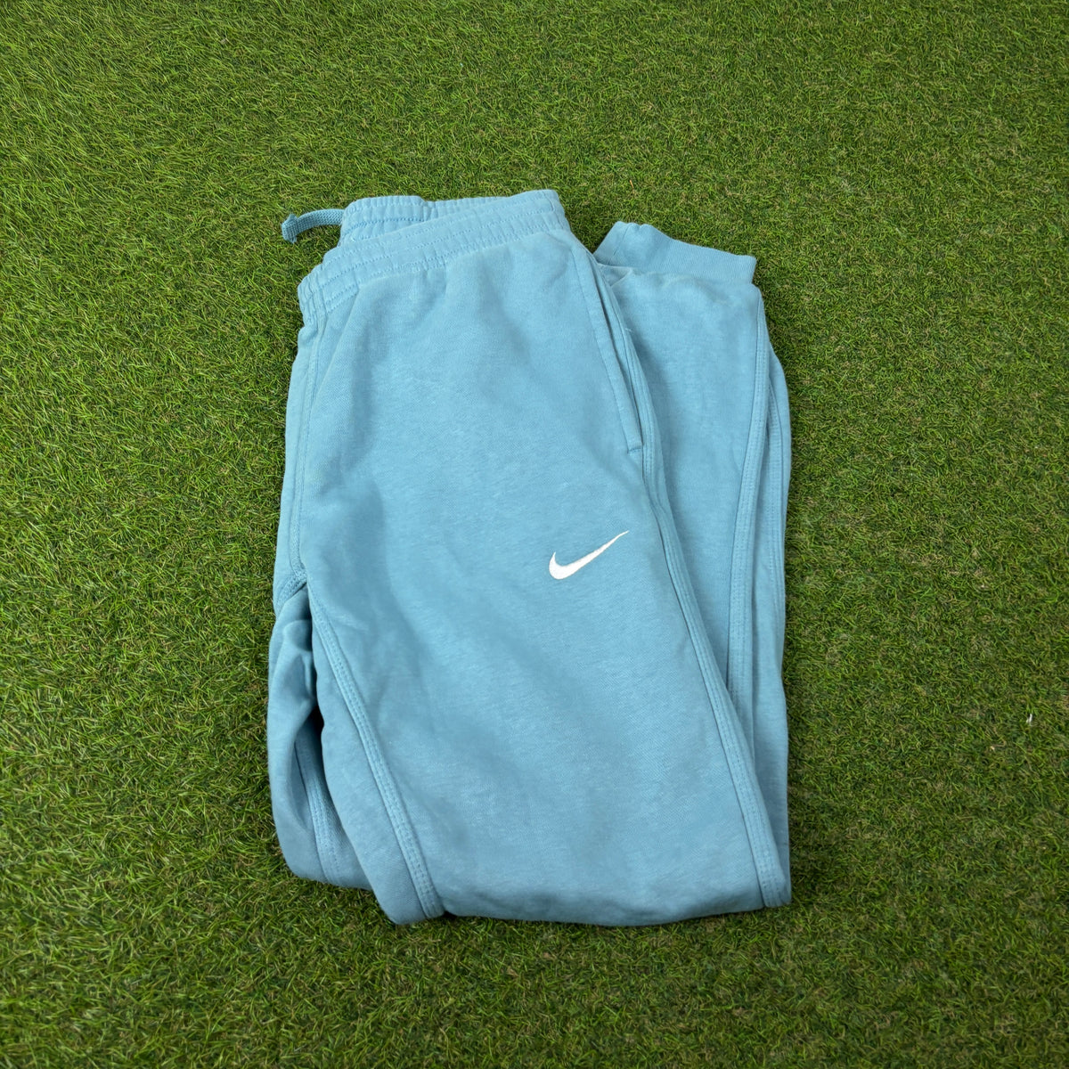 00s Nike Cotton Joggers Blue Small