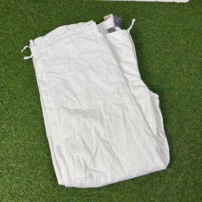 00s Nike Parachute Joggers White XL