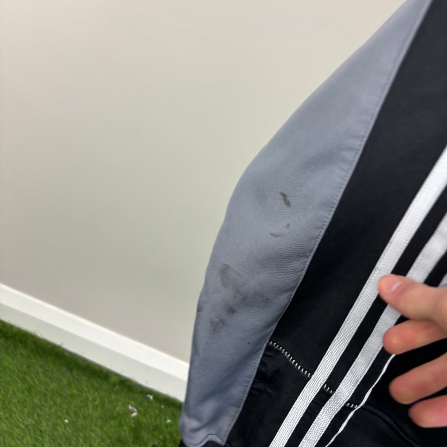 00s Adidas Clima365 Hoodie Black Large