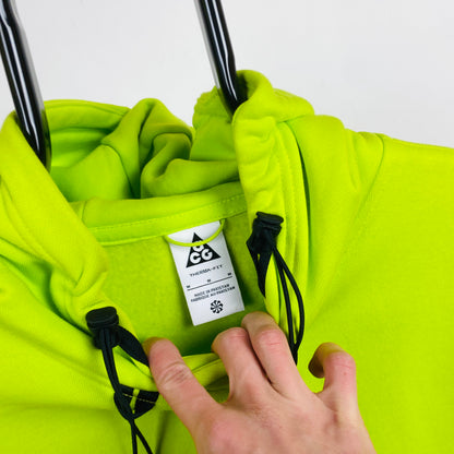 00s Nike ACG Hoodie Lime Green Medium