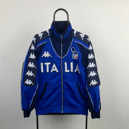 Retro Kappa Italy Track Jacket Blue Medium