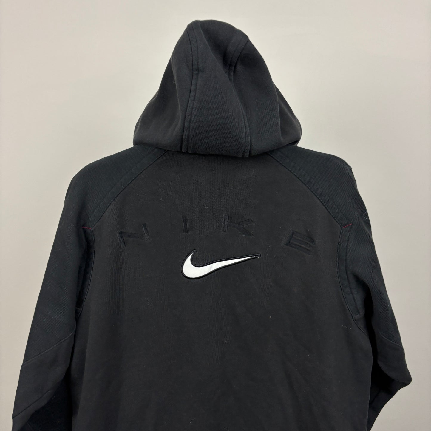 90s Nike Zip Hoodie Black Small