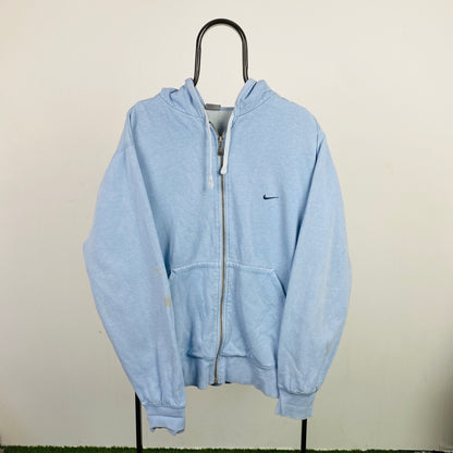 00s Nike Zip Hoodie Baby Blue XL