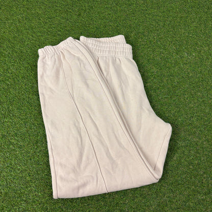 00s Nike Wide Leg Cotton Joggers Brown Medium