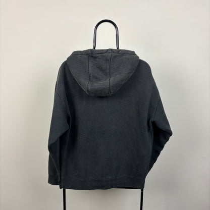 00s Nike Heavyweight Hoodie Black Medium