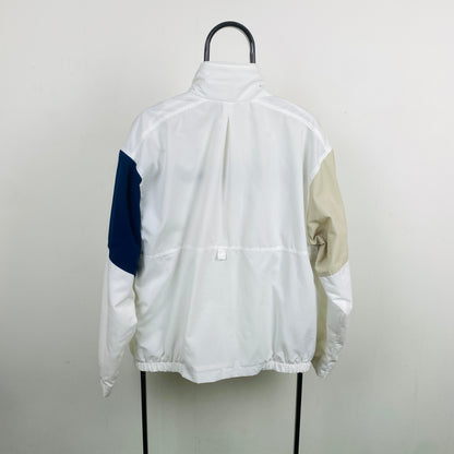 90s Nike Challenge Court Windbreaker Jacket White Medium