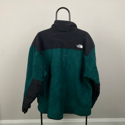 90s North Face Denali Fleece Sweatshirt Green XL