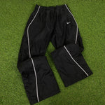 00s Nike Piping Tracksuit Jacket + Joggers Set Purple XS