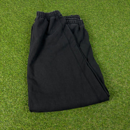 00s Nike Baggy Wide Leg Cotton Joggers Black Medium