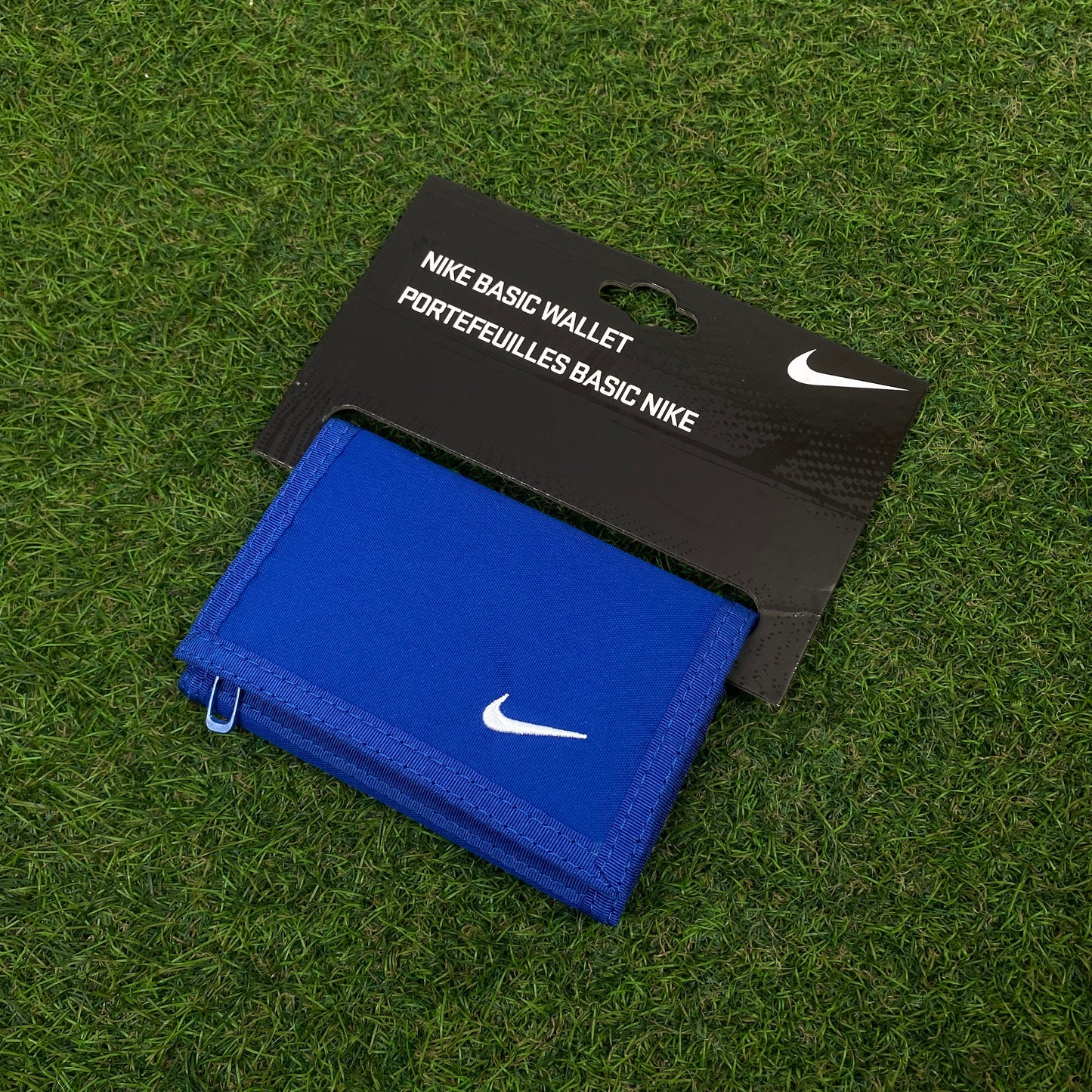 00s Nike Tri-Fold Wallet Card Holder Blue