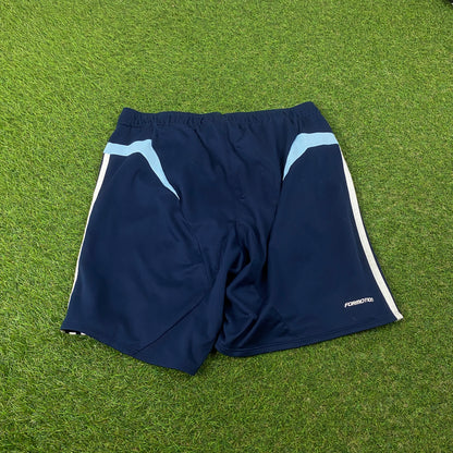 00s Adidas Germany Football Shorts Blue Medium