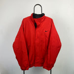 90s Nike Golf Waterproof Coat Jacket Red XL