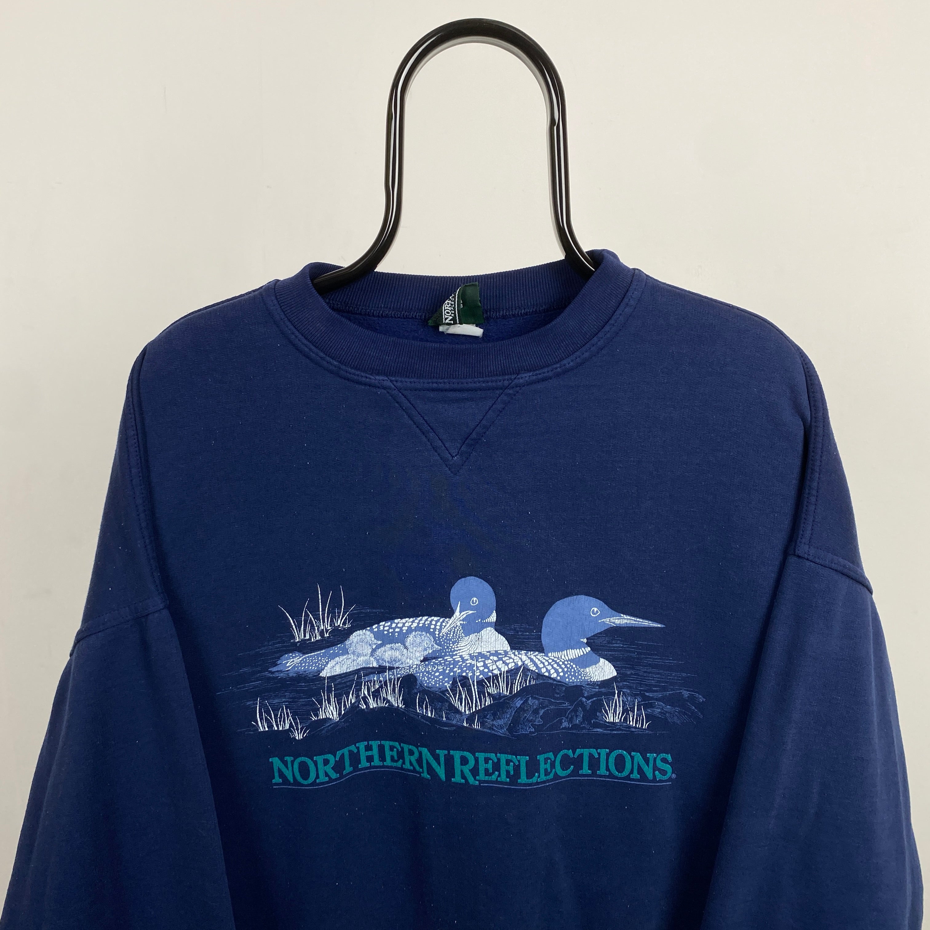 Retro Duck Sweatshirt Blue XL – Clout Closet