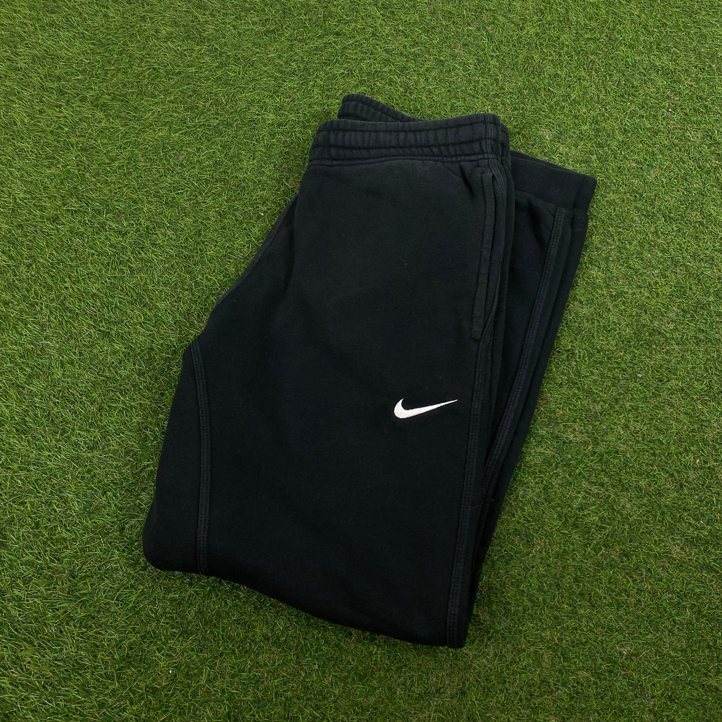 00s Nike Cotton Joggers Black Medium