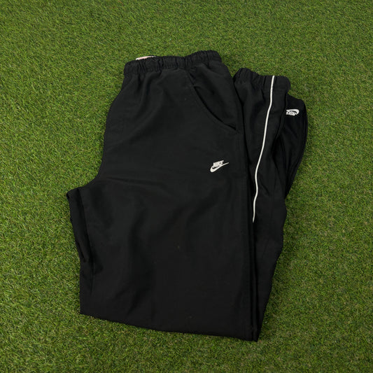 00s Nike Piping Joggers Black Large
