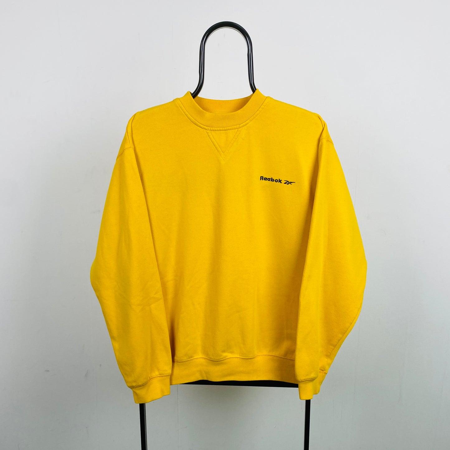 Retro Reebok Sweatshirt Yellow Small