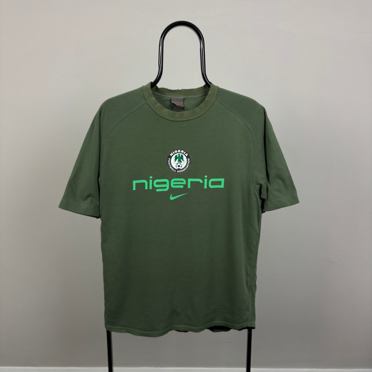 00s Nike Nigeria T-Shirt Green Small