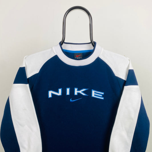 90s Nike Sweatshirt Blue XS