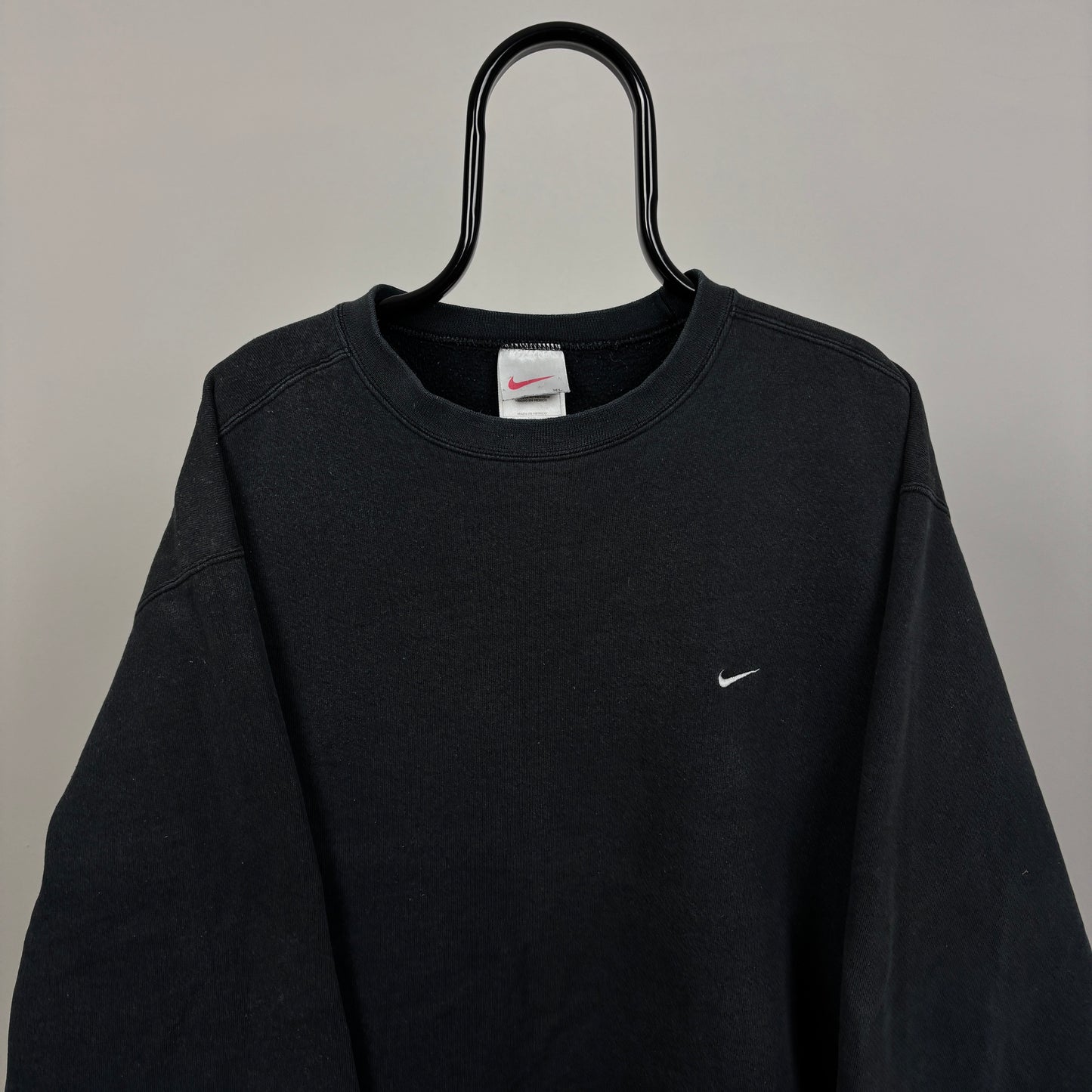 90s Nike Sweatshirt Black XL