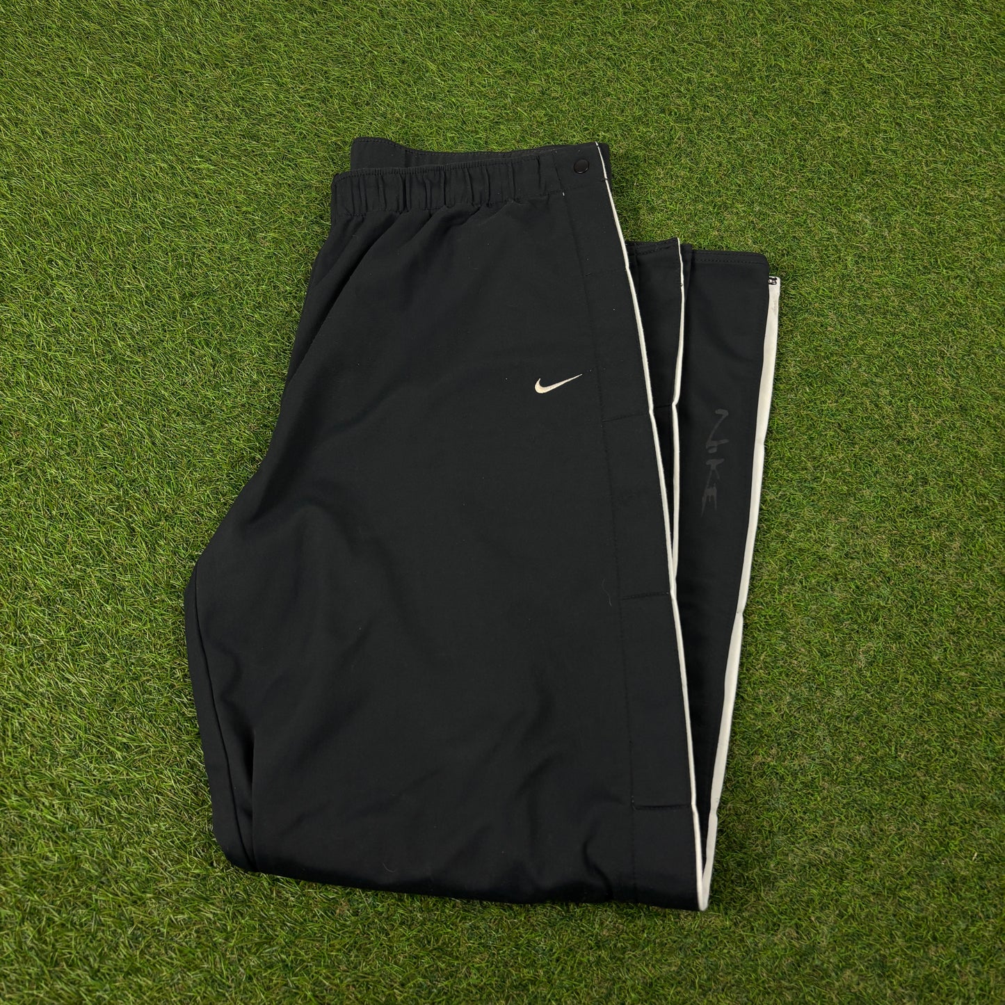 00s Nike Piping Pop Off Joggers Black Large