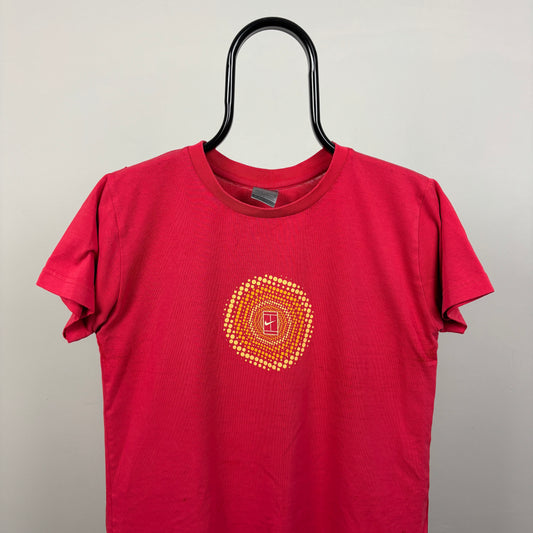 00s Nike Court Tennis T-Shirt Pink Medium