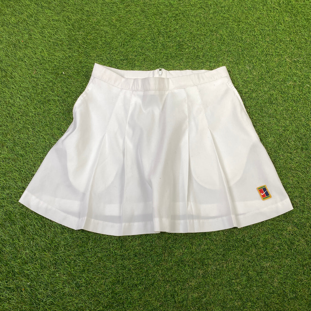 90s Nike Challenge Court Skirt Shorts White Medium