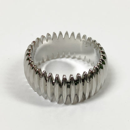 Retro Vintage Pine Ring Silver