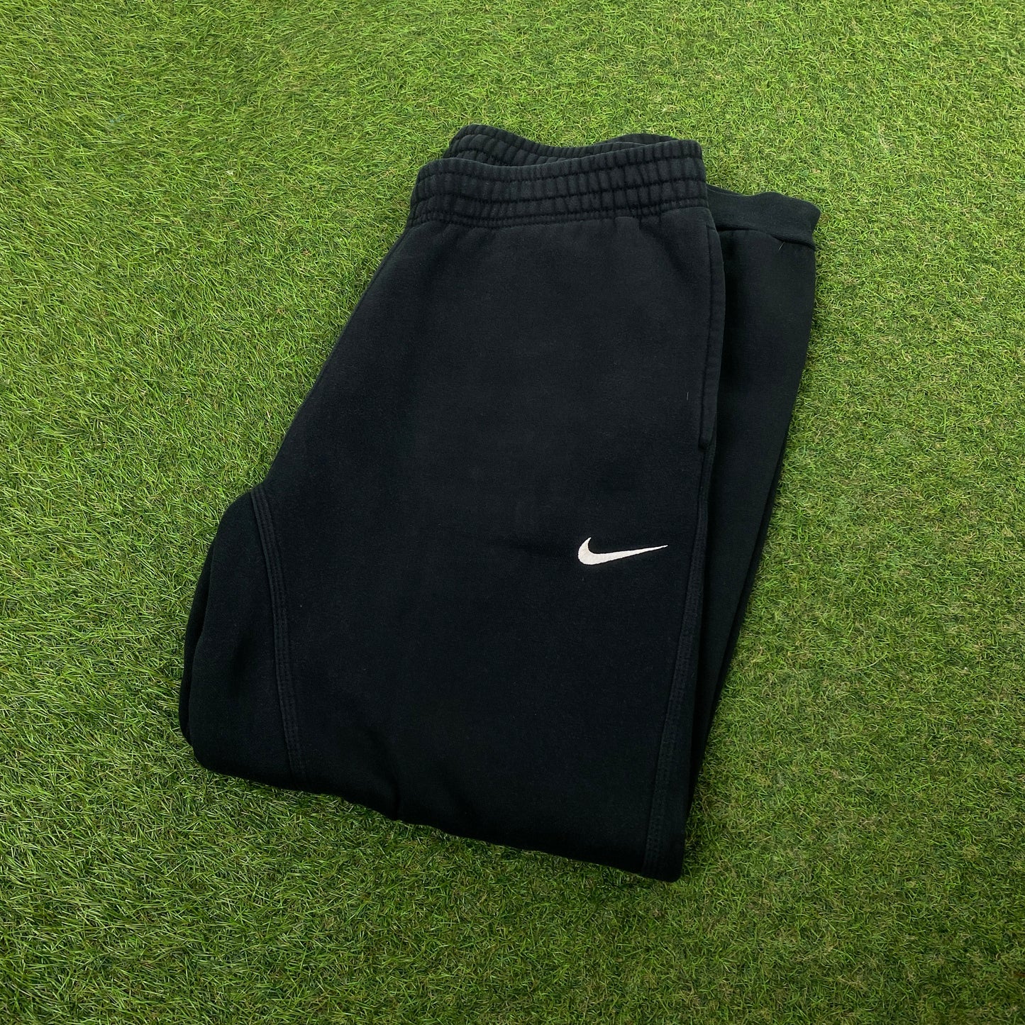 00s Nike Cotton Joggers Black Large