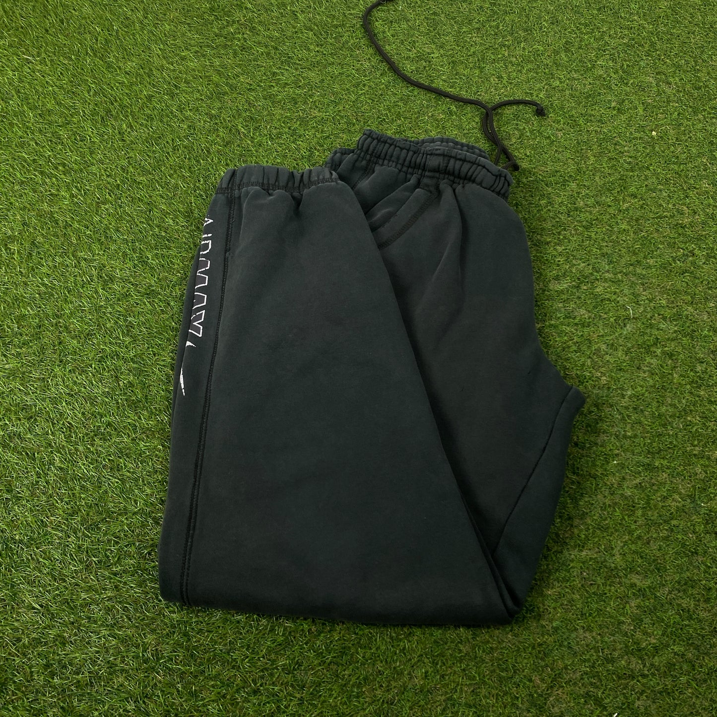 00s Nike Air Max Wide Leg Cotton Joggers Black Medium